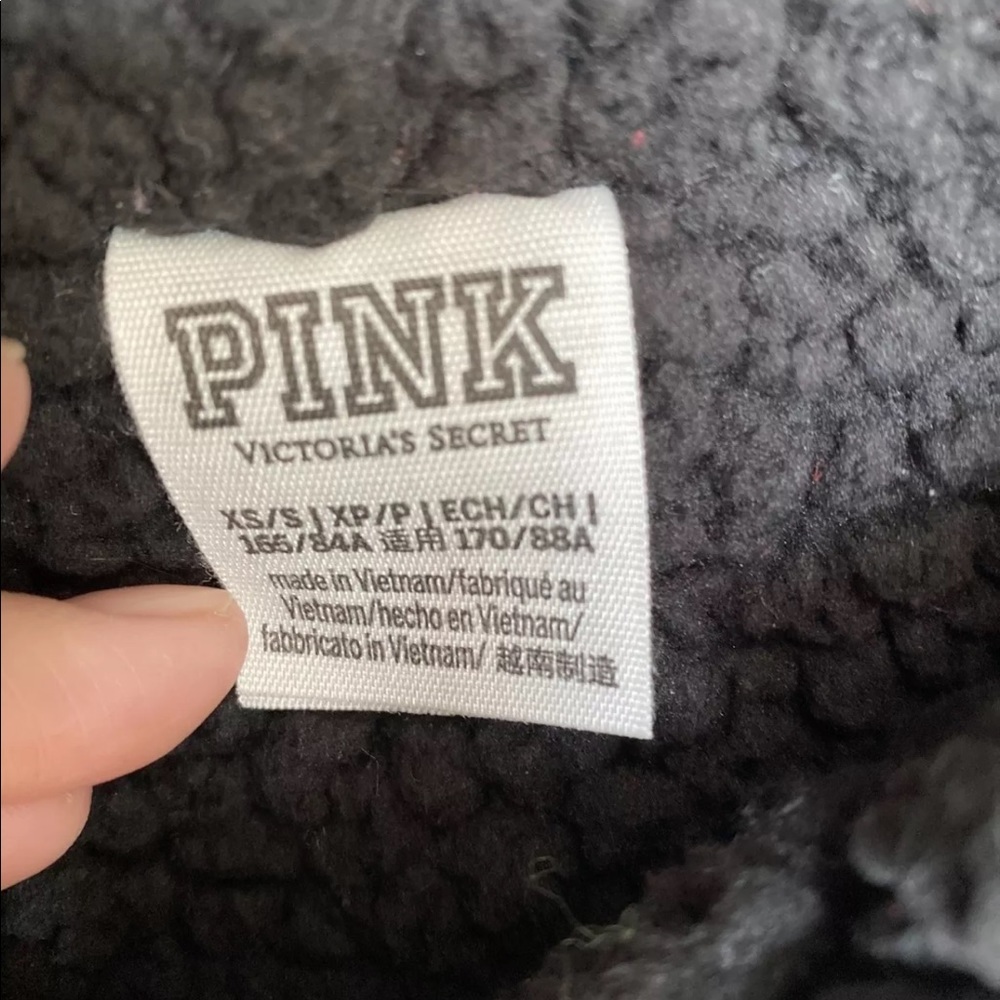 Victoria’s secret PINK Sherpa anorak Hoodie